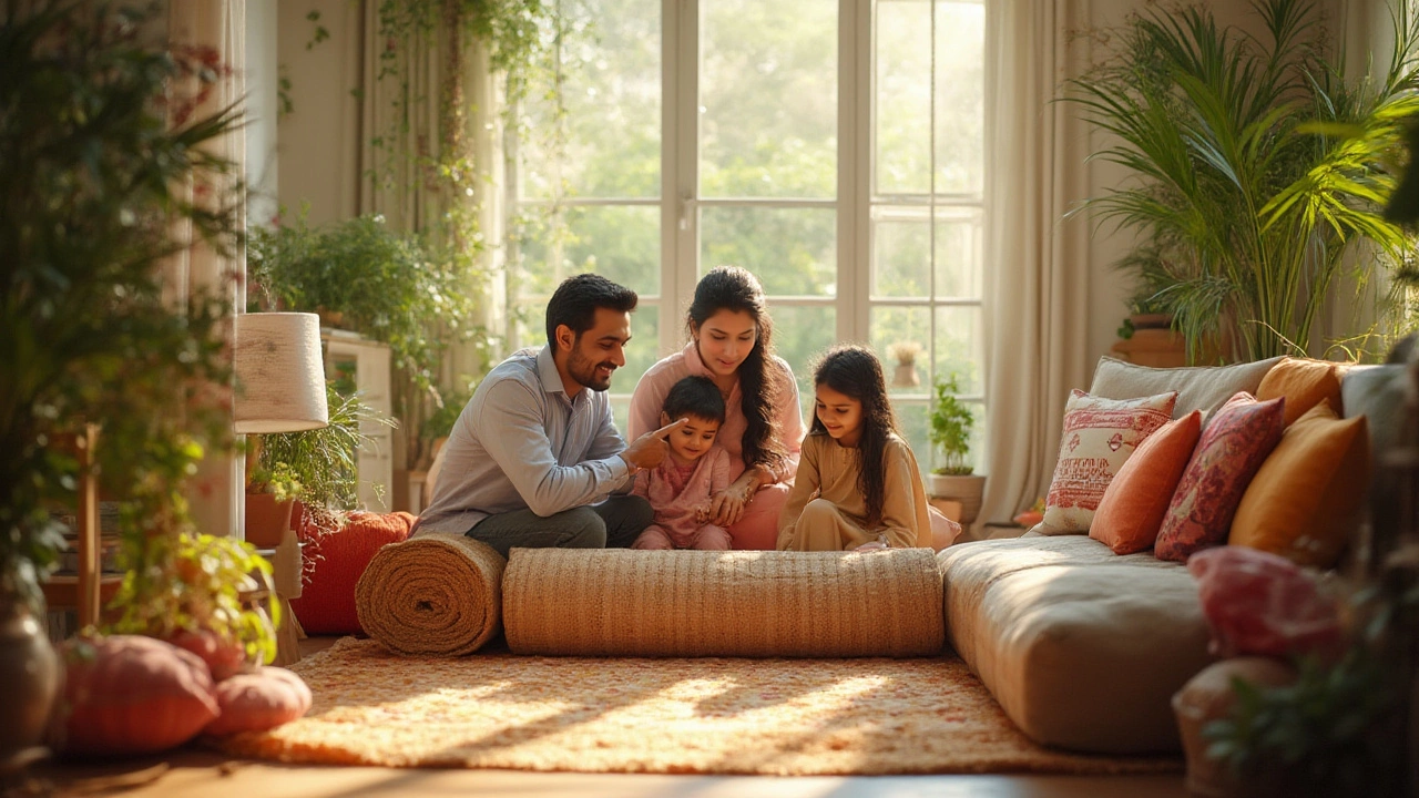 Rug Materials to Avoid for a Healthier, Cleaner Living Room