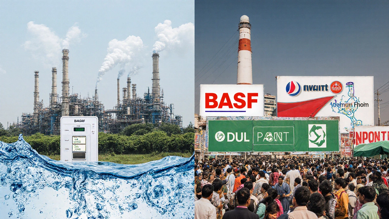 Environmental sustainability in Gujarat's chemical industry with monitoring systems and green tech startups.