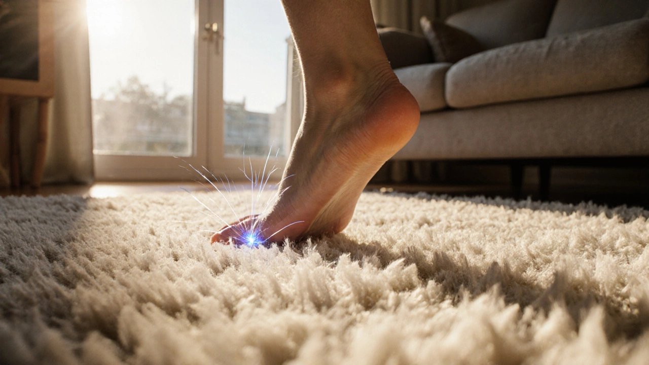 Rubbing Your Feet on a Rug: Surprising Effects Explained