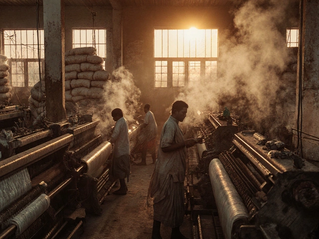 What is the current situation of the textile industry in India?