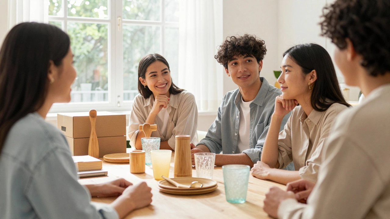 Customers pre-ordering sustainable kitchenware products